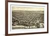 Bird's Eye View of Cheney, Wash. Ter., County Seat of Spokane County. 1884, USA, America-null-Framed Giclee Print