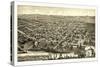 Bird's Eye View of Cheney, Wash. Ter., County Seat of Spokane County. 1884, USA, America-null-Stretched Canvas