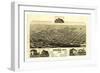 Bird's Eye View of Cheyenne, Wyo., County Seat of Laramie Co. 1882, USA, America-null-Framed Giclee Print