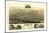 Bird's Eye View of Cheyenne, Wyo., County Seat of Laramie Co. 1882, USA, America-null-Mounted Giclee Print