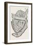 Bird'S-Eye View of Christian Constantinople Istanbul-null-Framed Giclee Print