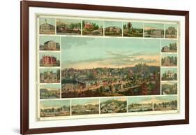 Bird's Eye View of Ellicotts Mills-Edward Sachse-Framed Giclee Print