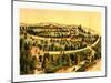 Bird's Eye View of George Washington's Mount Vernon Estate-null-Mounted Giclee Print