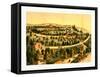 Bird's Eye View of George Washington's Mount Vernon Estate-null-Framed Stretched Canvas