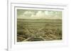 Bird's Eye View of Jacksonville and the Rogue River Valley, Oregon, Circa 1883, USA, America-null-Framed Giclee Print