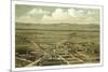 Bird's Eye View of Jacksonville and the Rogue River Valley, Oregon, Circa 1883, USA, America-null-Mounted Giclee Print