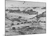 Bird'S-Eye View of Landing Craft-null-Mounted Photographic Print