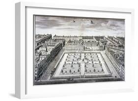 Bird's-Eye View of Leicester Square, Westminster, London, C1750-Sutton Nicholls-Framed Giclee Print