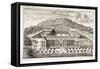 Bird's-Eye View of Morden College, Greenwich, London, C1710-Johannes Kip-Framed Stretched Canvas