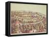 Bird'S-Eye View of Mount Vernon, 1859-null-Framed Stretched Canvas