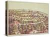 Bird'S-Eye View of Mount Vernon, 1859-null-Stretched Canvas