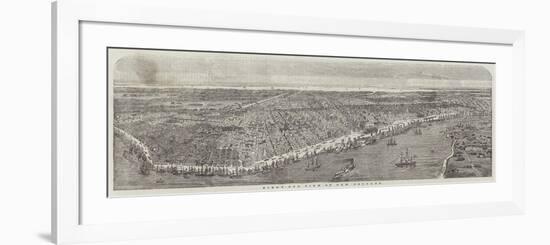 Bird'S-Eye View of New Orleans-null-Framed Giclee Print