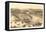 Bird's Eye View of New York and Brooklyn, Circa 1851, USA, America-John Bachmann-Framed Stretched Canvas