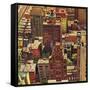 "Bird's-Eye View of New York City," August 17, 1946-John Falter-Framed Stretched Canvas