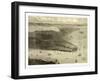 Bird's Eye View of New York City-null-Framed Giclee Print