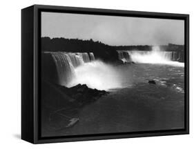 Bird's-Eye View of Niagara Falls-George Barker-Framed Stretched Canvas