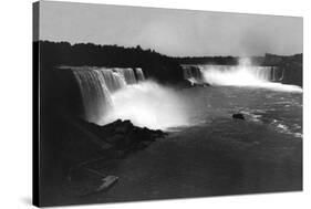 Bird's-Eye View of Niagara Falls-George Barker-Stretched Canvas