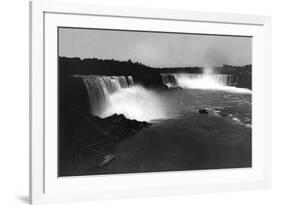 Bird's-Eye View of Niagara Falls-George Barker-Framed Art Print