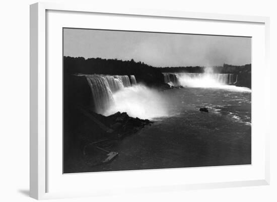 Bird's-Eye View of Niagara Falls-George Barker-Framed Art Print