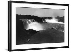 Bird's-Eye View of Niagara Falls-George Barker-Framed Art Print