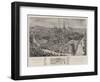 Bird'S-Eye View of Norwich, the Meeting Place of the Church Congress-Henry William Brewer-Framed Giclee Print