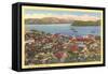 Bird's Eye View of Old Acapulco-null-Framed Stretched Canvas