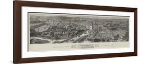 Bird's-Eye View of Oxford, 1894-Henry William Brewer-Framed Giclee Print