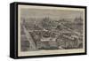 Bird'S-Eye View of Paris, Showing the Principal Buildings Now Destroyed-Henry William Brewer-Framed Stretched Canvas