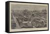 Bird'S-Eye View of Paris, Showing the Principal Buildings Now Destroyed-Henry William Brewer-Framed Stretched Canvas