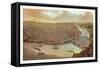 Bird's Eye View of Saint Louis-John Bachmann-Framed Stretched Canvas