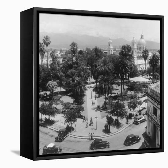 Bird's-Eye View of Salta-Mario de Biasi-Framed Stretched Canvas