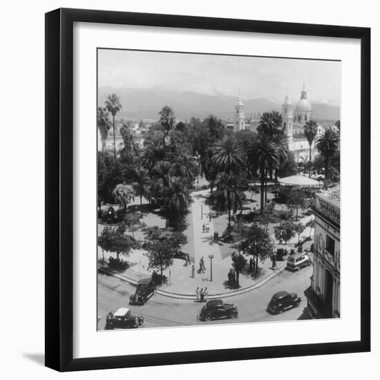 Bird's-Eye View of Salta-Mario de Biasi-Framed Premium Giclee Print