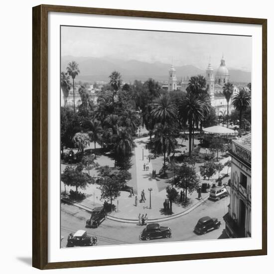 Bird's-Eye View of Salta-Mario de Biasi-Framed Giclee Print