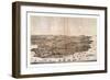 Bird'S-Eye View of San Francisco, California from Above the Bay Looking West, USA, America-Robert Swain Gifford-Framed Giclee Print