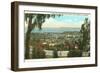 Bird's Eye View of Santa Barbara, California-null-Framed Art Print