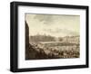 Bird's Eye View of Smithfield Market-Thomas Rowlandson-Framed Giclee Print