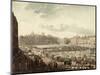 Bird's Eye View of Smithfield Market-Thomas Rowlandson-Mounted Giclee Print