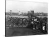 Bird's Eye View of the Brooklyn Bridge-null-Stretched Canvas