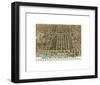 Bird’s Eye View of the Business District of Chicago, 1898-Poole Bros^-Framed Giclee Print