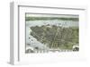 Bird’s Eye View of the City of Charleston, South Carolina, 1872-C^N^ Drie-Framed Art Print