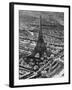 Bird's-Eye View of the Eiffel Tower at the Time of the Opening of the Paris Exposition of 1889-null-Framed Giclee Print