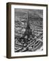 Bird's-Eye View of the Eiffel Tower at the Time of the Opening of the Paris Exposition of 1889-null-Framed Giclee Print