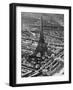 Bird's-Eye View of the Eiffel Tower at the Time of the Opening of the Paris Exposition of 1889-null-Framed Giclee Print