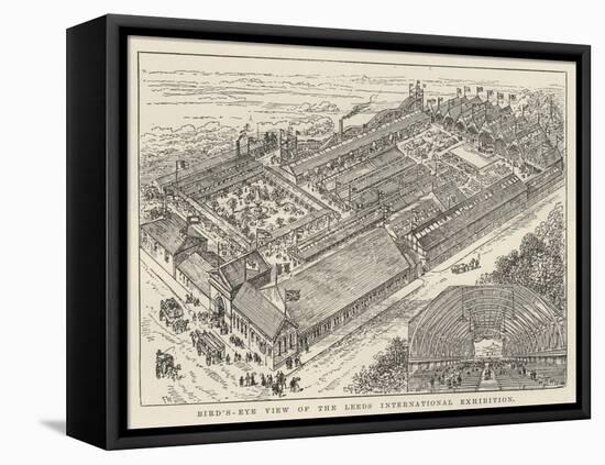 Bird'S-Eye View of the Leeds International Exhibition-Frank Watkins-Framed Stretched Canvas