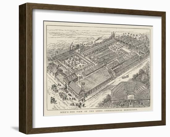 Bird'S-Eye View of the Leeds International Exhibition-Frank Watkins-Framed Giclee Print