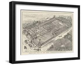 Bird'S-Eye View of the Leeds International Exhibition-Frank Watkins-Framed Giclee Print