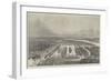 Bird's Eye View of the London Docks-null-Framed Giclee Print