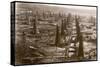 Bird's Eye View of the Oilfield of the Creditu Minier Moreni-Prahova-null-Stretched Canvas