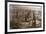 Bird's Eye View of the Oilfield of the Creditu Minier Moreni-Prahova-null-Framed Premium Giclee Print