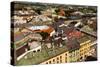 Bird's-Eye View of the Old Town of Kracow, Poland.-De Visu-Stretched Canvas